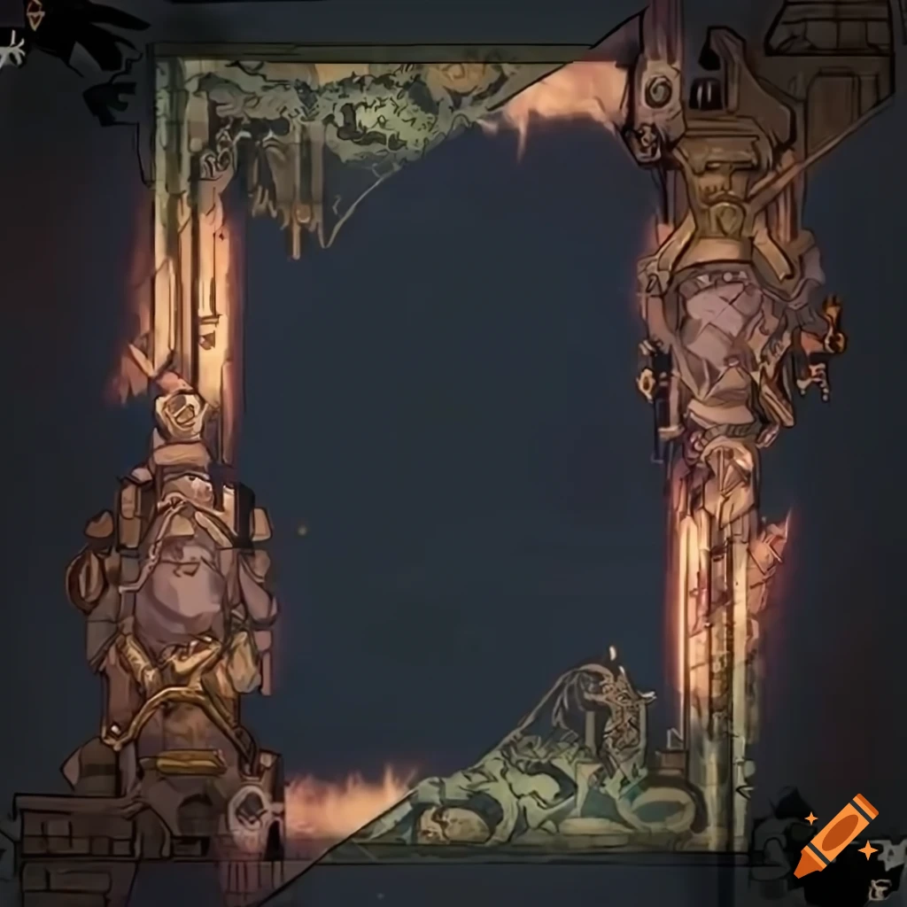 UI RPG inventory gear slot frame border