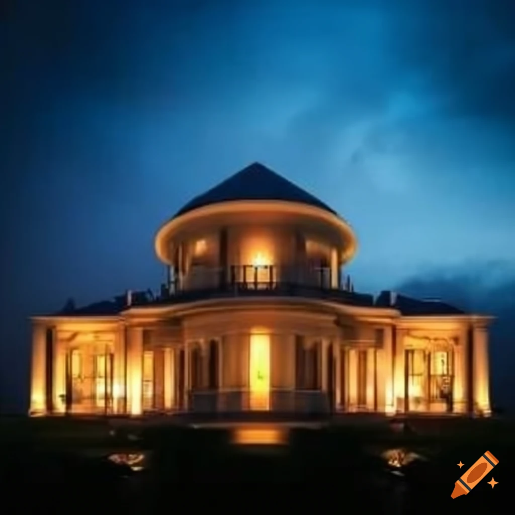 The presidential villa in nigeria on Craiyon