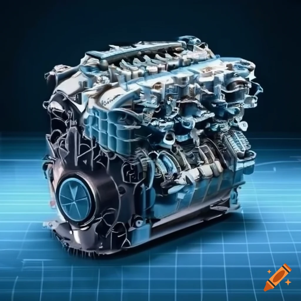 Comparison spreadsheet of car motor types on Craiyon