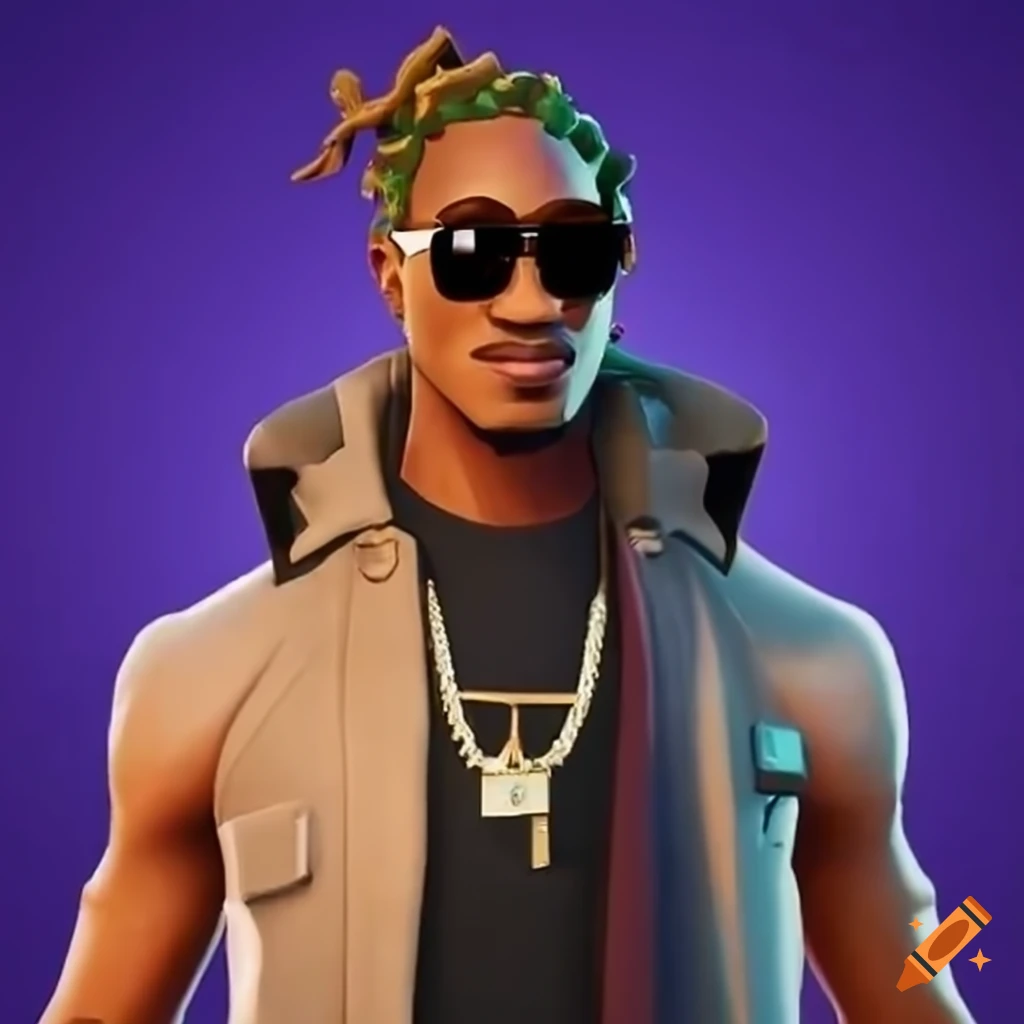 Future the rapper in fortnite style on Craiyon