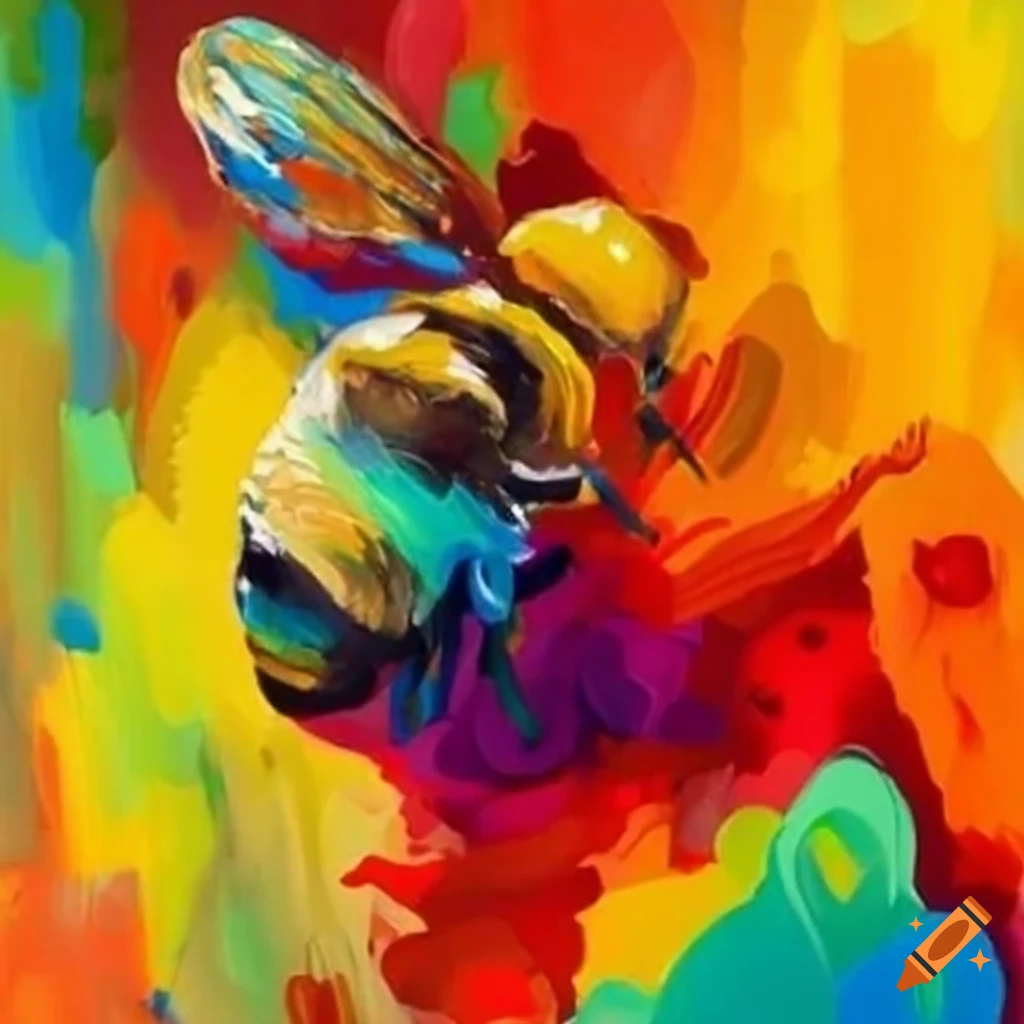 Bees playing jazz music on Craiyon
