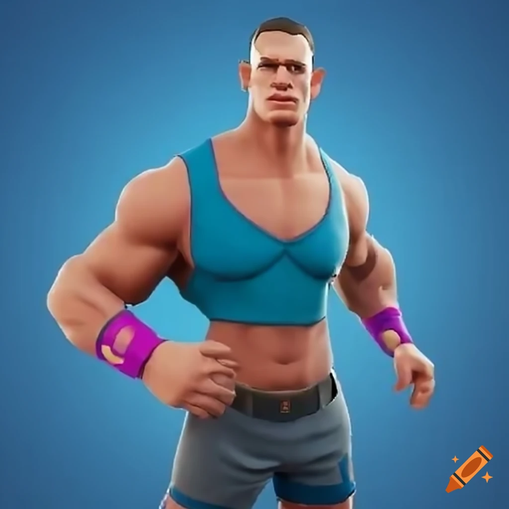 John cena in fortnite style on Craiyon