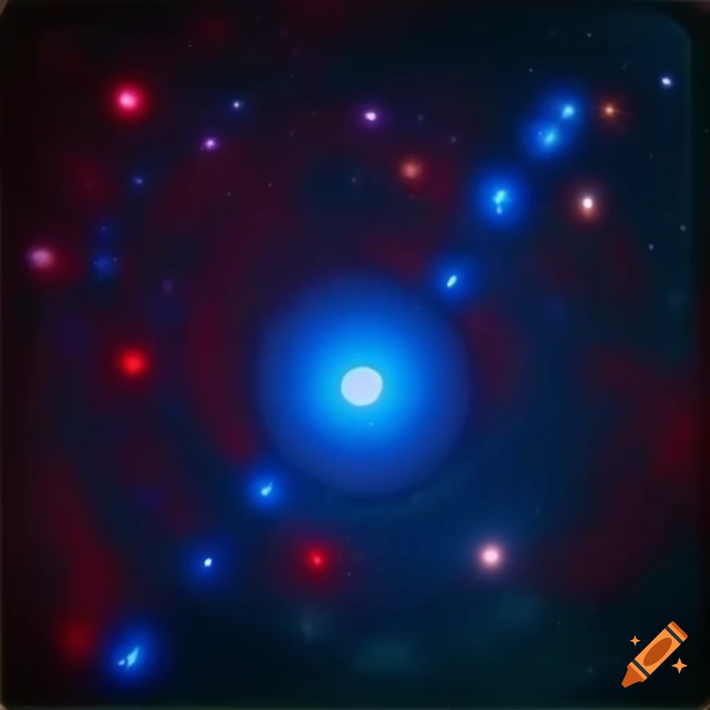 Black hole amidst stellar cosmos with quantum physics and raytracing