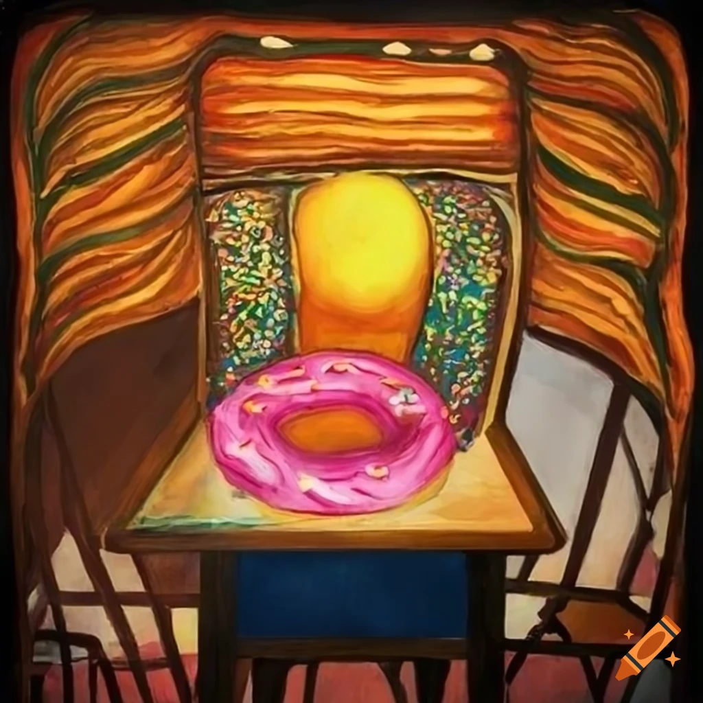Wooden table adorned with a tempting variety of pastries crafted by Sylvia Wishart