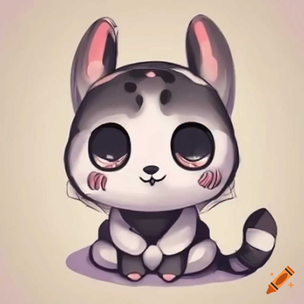 Premium Vector | Cartoon cute animal doodle kawaii anime coloring page cute  illustration clip art character