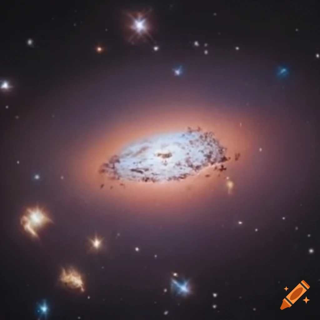 Hubble deep field photo on Craiyon