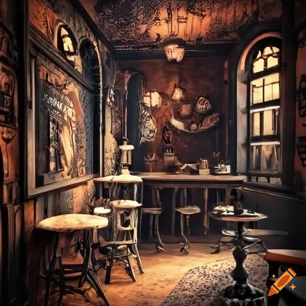 cozy-and-gothic-inspired-coffee-shop-with-unique-decor-on-craiyon