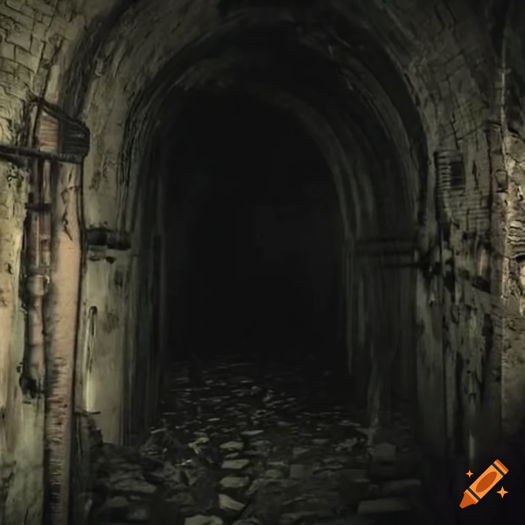Eerie catacomb tunnels