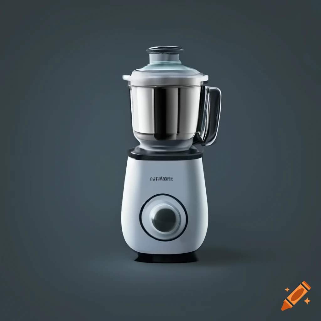 Detail wireframe of a mixer grinder on Craiyon