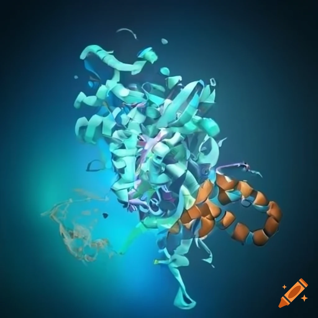 Protein engineering course flyer on university on Craiyon