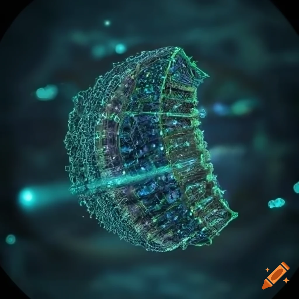 and electron microscopy for detailed 3d renders of biological