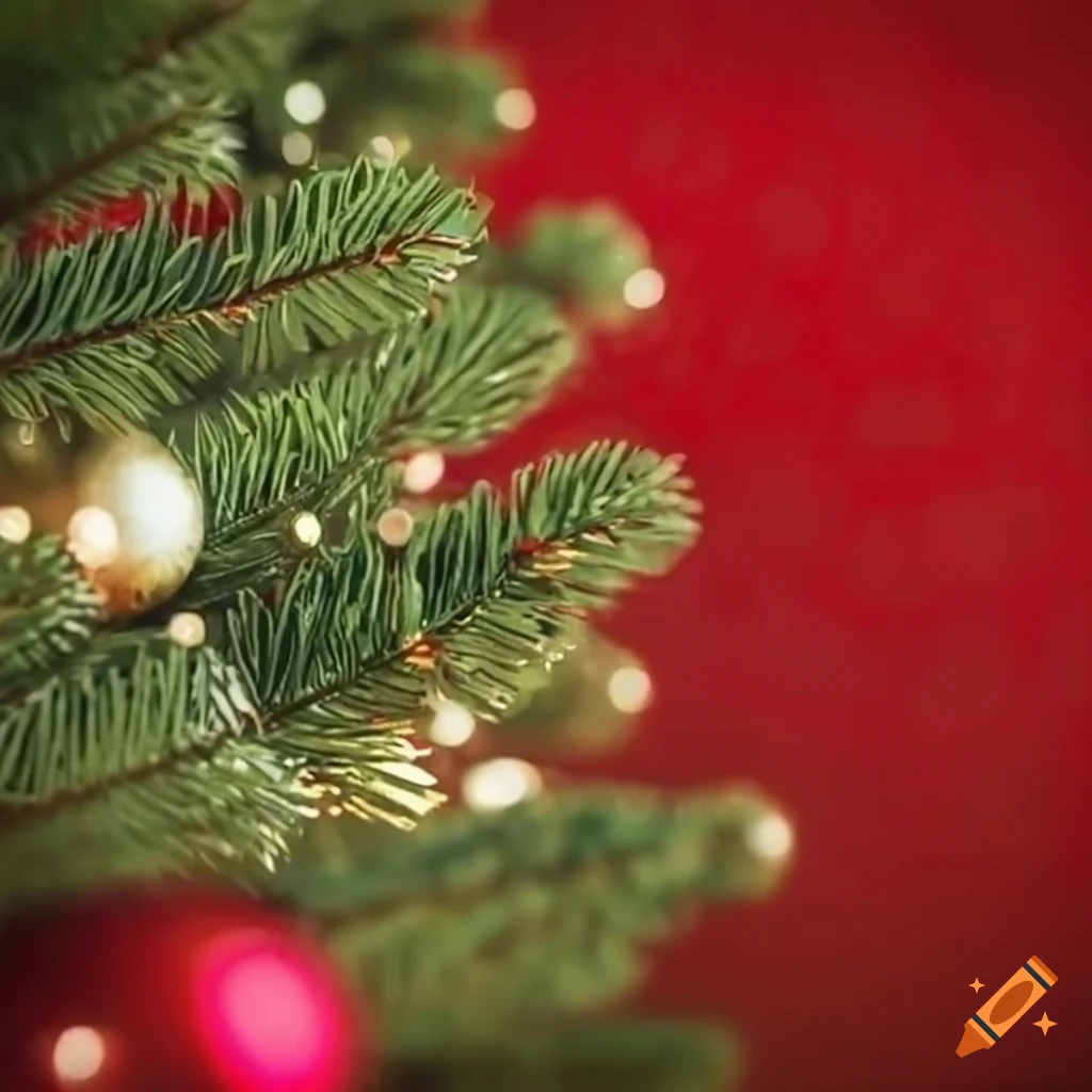 New year card with christmas tree and roman blinds on Craiyon