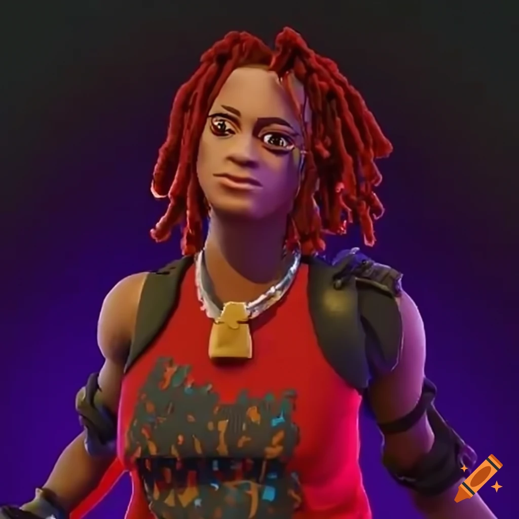 Trippie redd in fortnite style on Craiyon