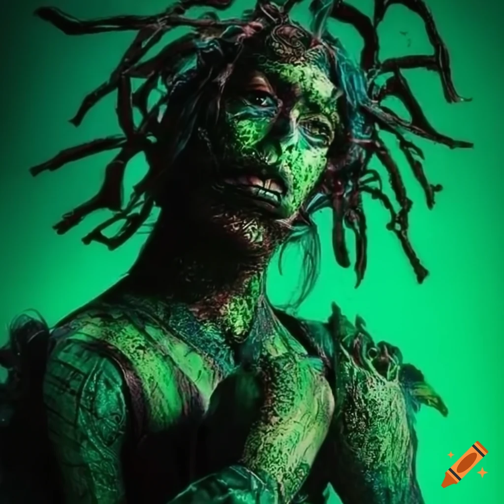 Chaos god of green consciousness ninja punk