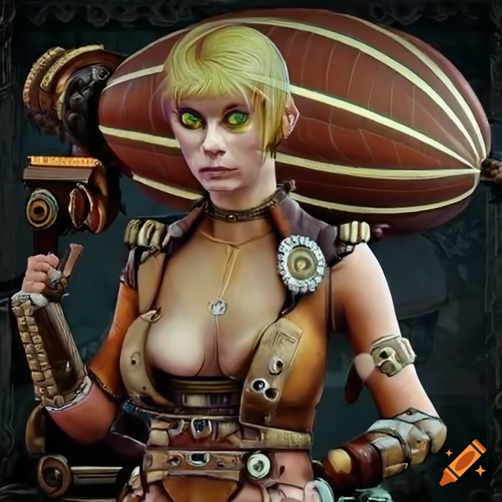 Steampunk airship adventure with maximum extreme hyper realistic detail