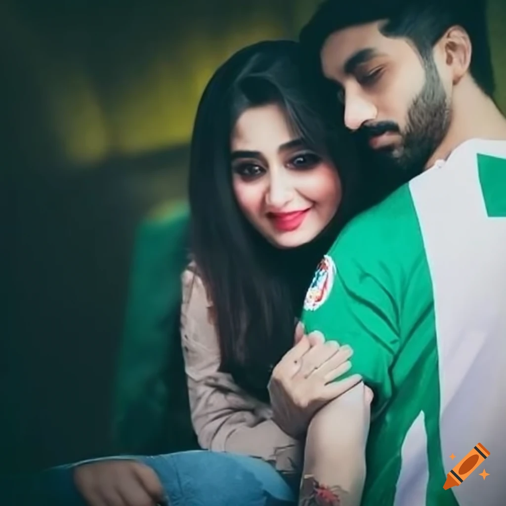 Couple watching Pakistan team match: Fahad and Tooba