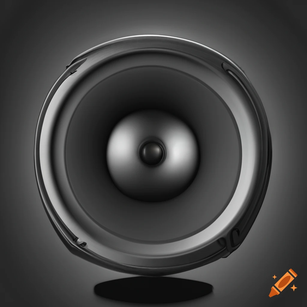 Realistic style speaker