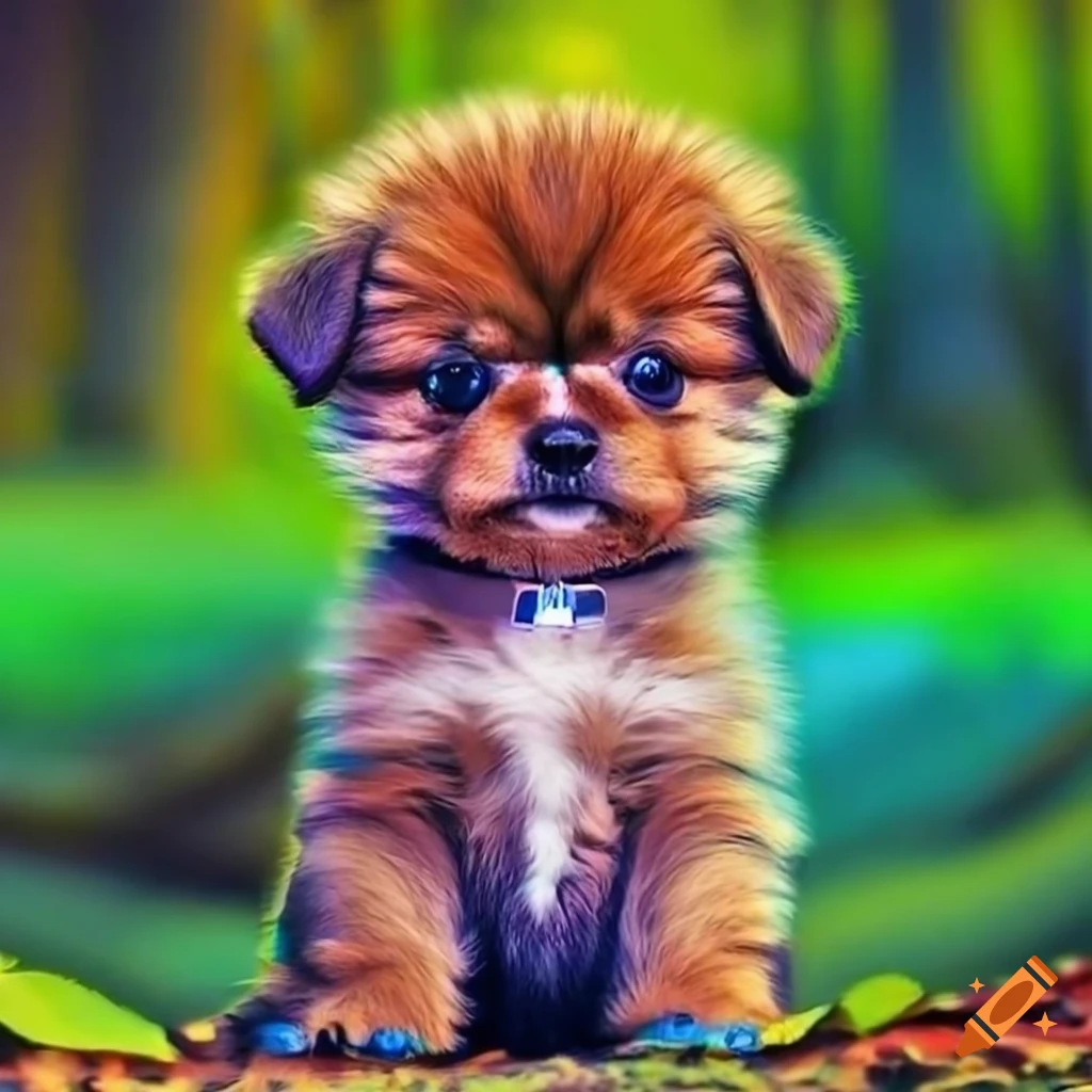 World's cutest puppy on Craiyon