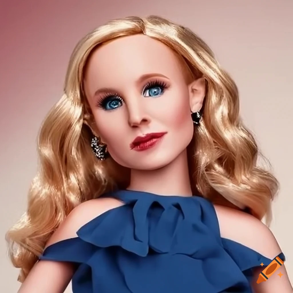 Kristen bell doll on Craiyon