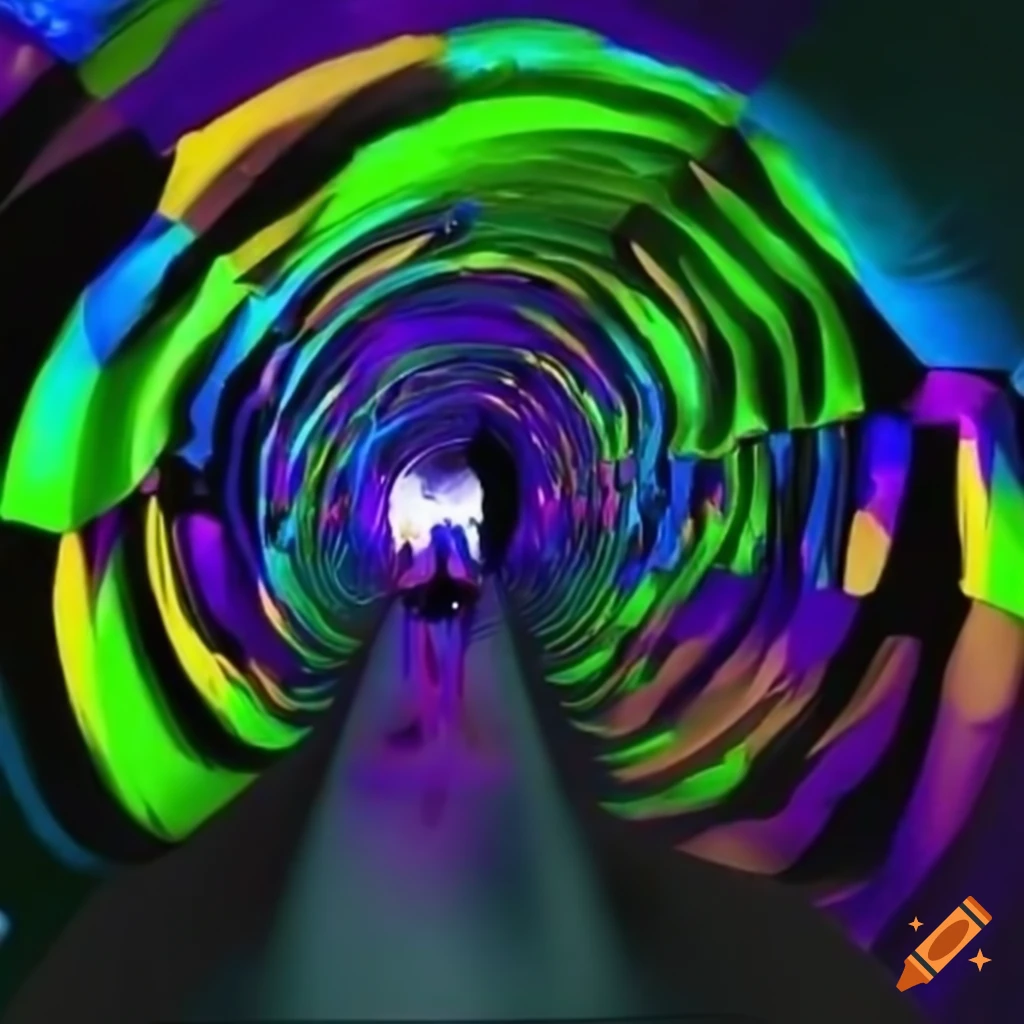 Illusion projection on Craiyon