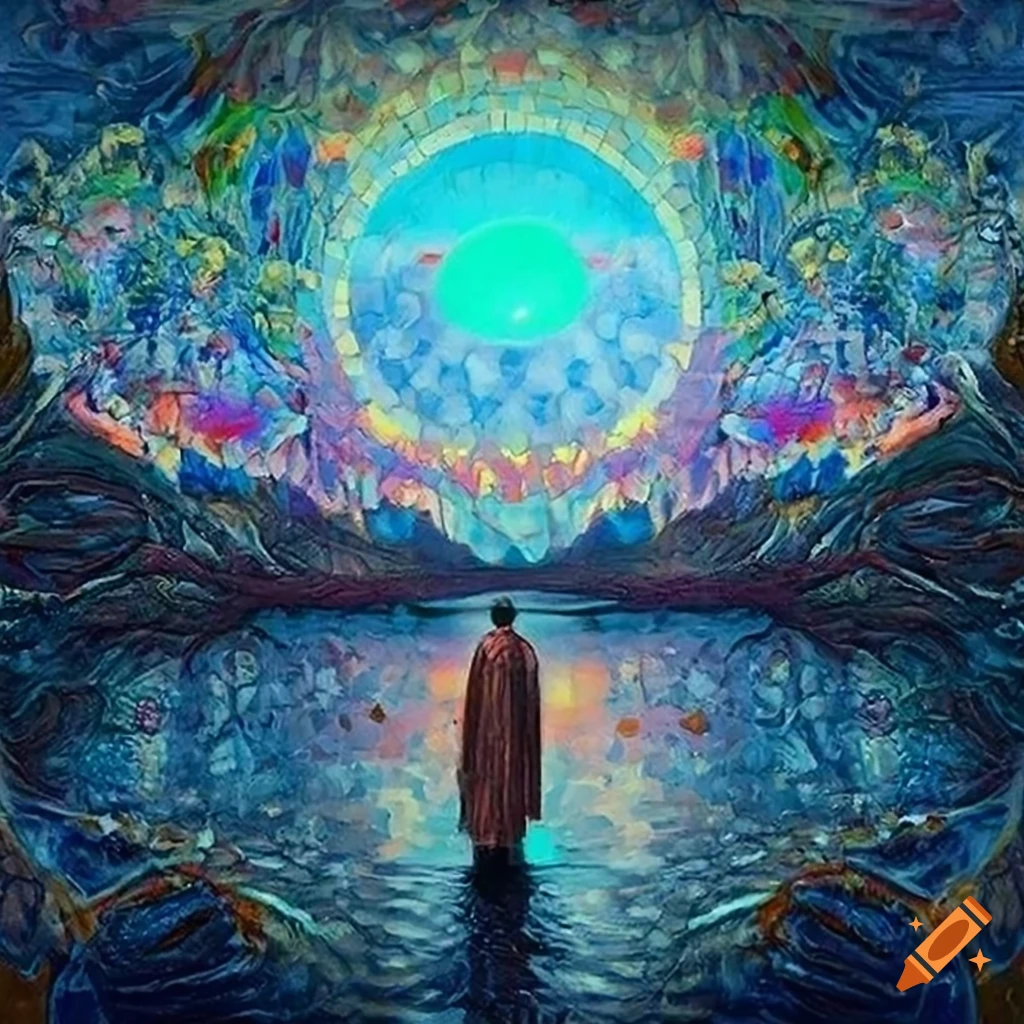 Maximum extreme hyper realistic icon of the creation with hyper ...