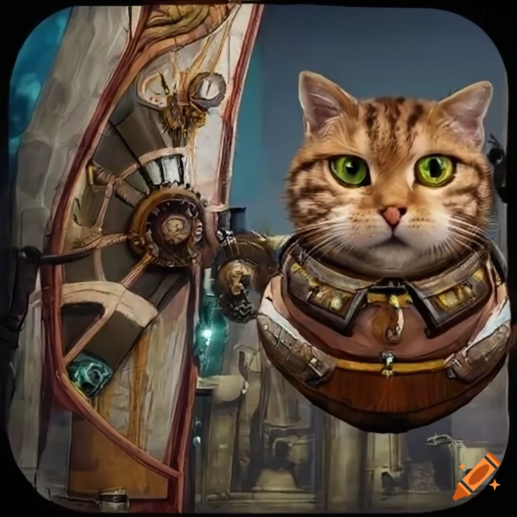 Steampunk airship adventure with maximum extreme hyper realistic details