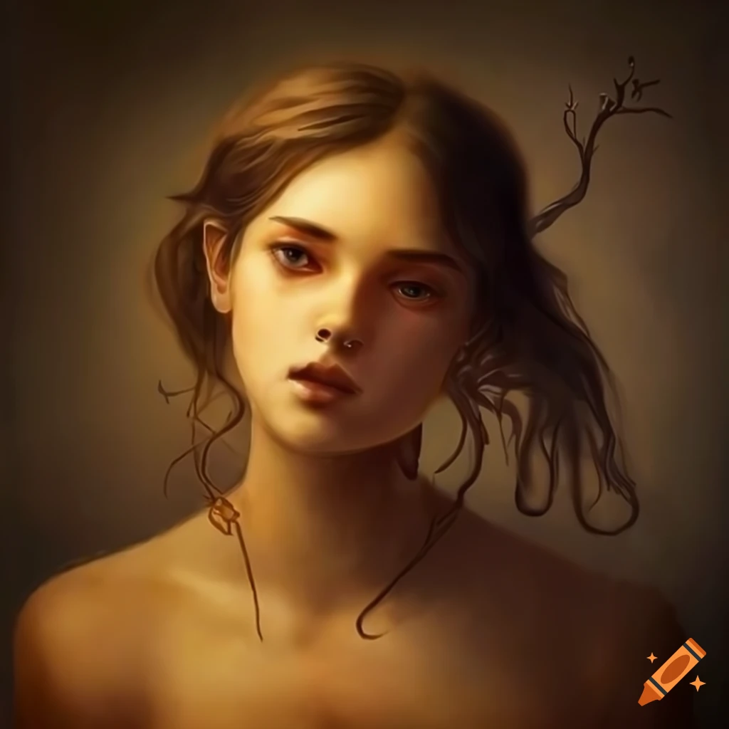 Dreamlike painting with fantasy and classical elements on Craiyon