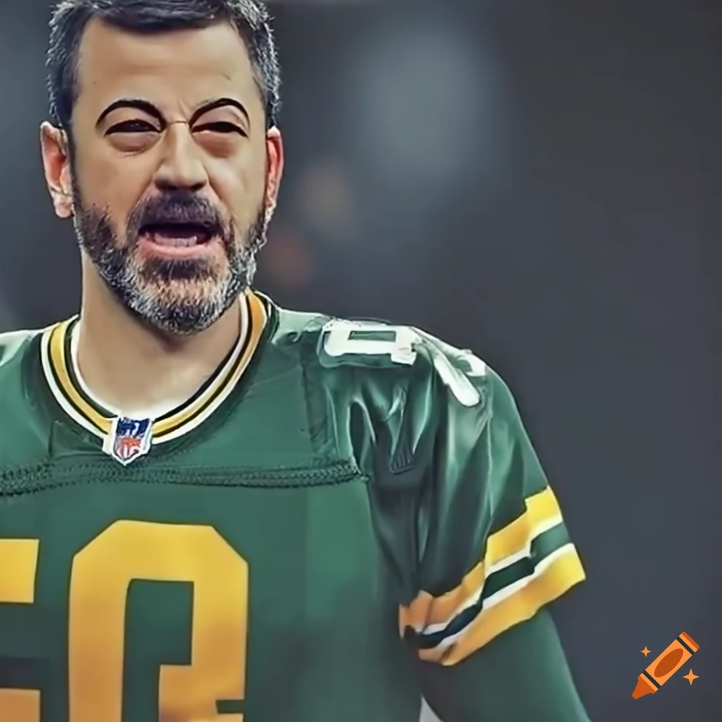 Jimmy Kimmel And Aaron Rodgers On Craiyon