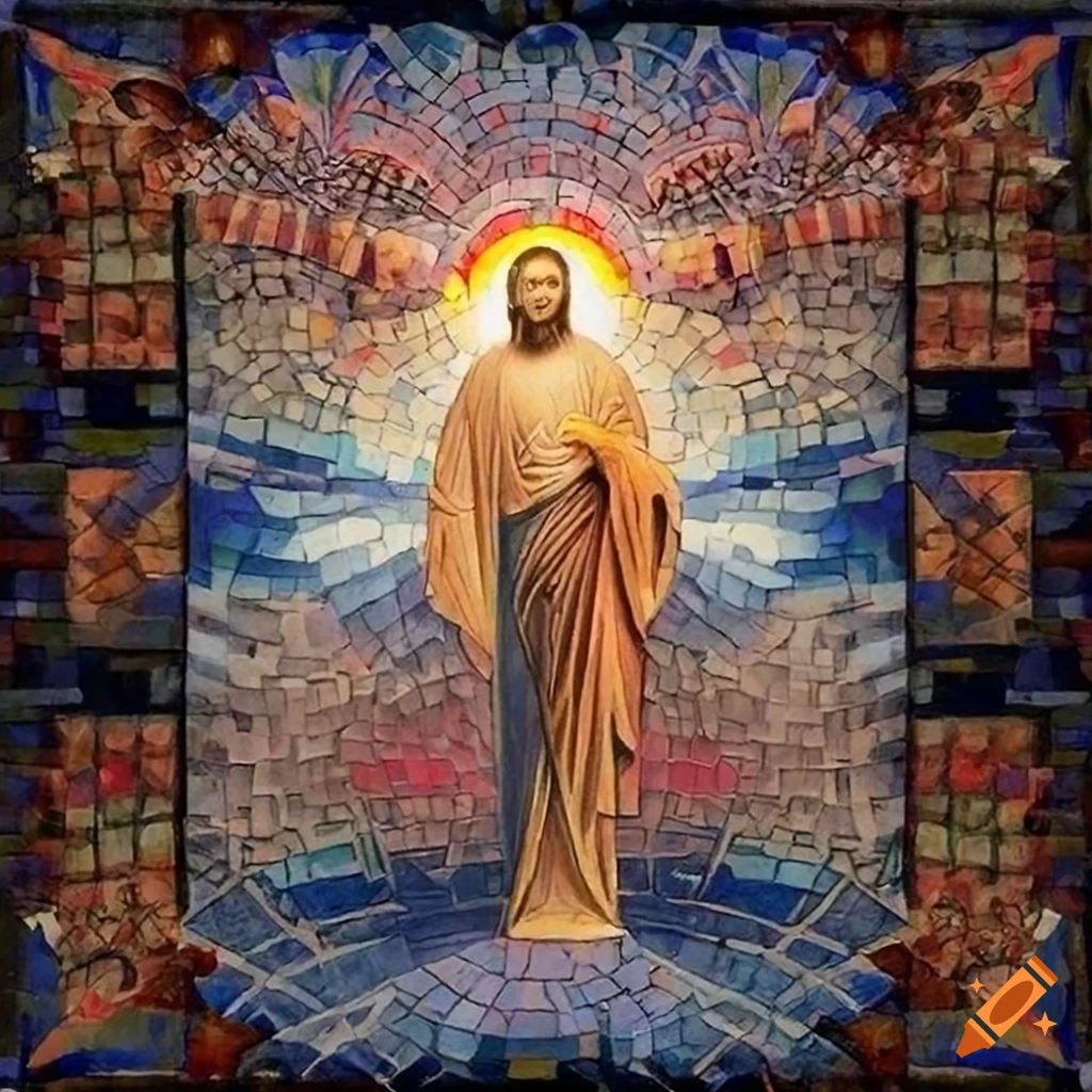 Maximum extreme hyper realistic icon of the creation with hyper ...