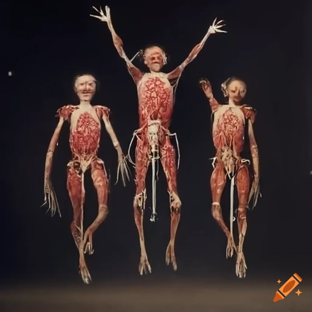 Mysterious creature covered in eyes with four wheels on Craiyon