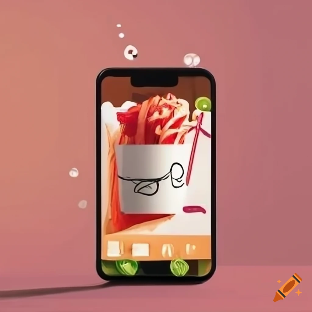 List of restaurant on a food delivery app on Craiyon