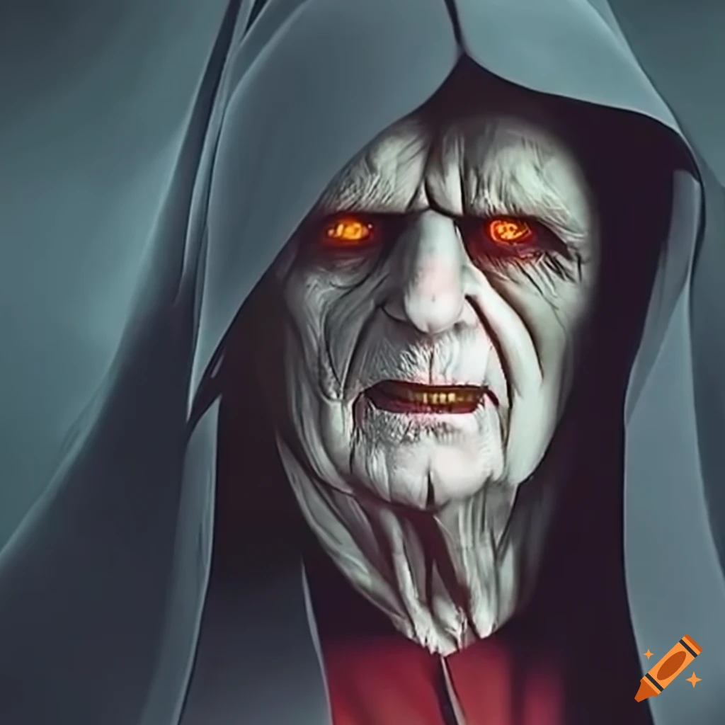 Portrayal of the pope as palpatine on Craiyon