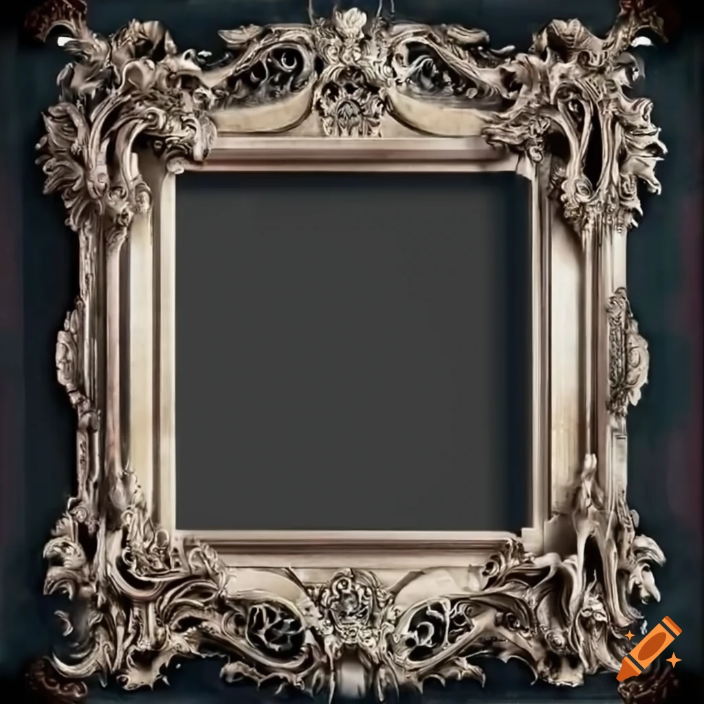 Gothic picture frame on Craiyon