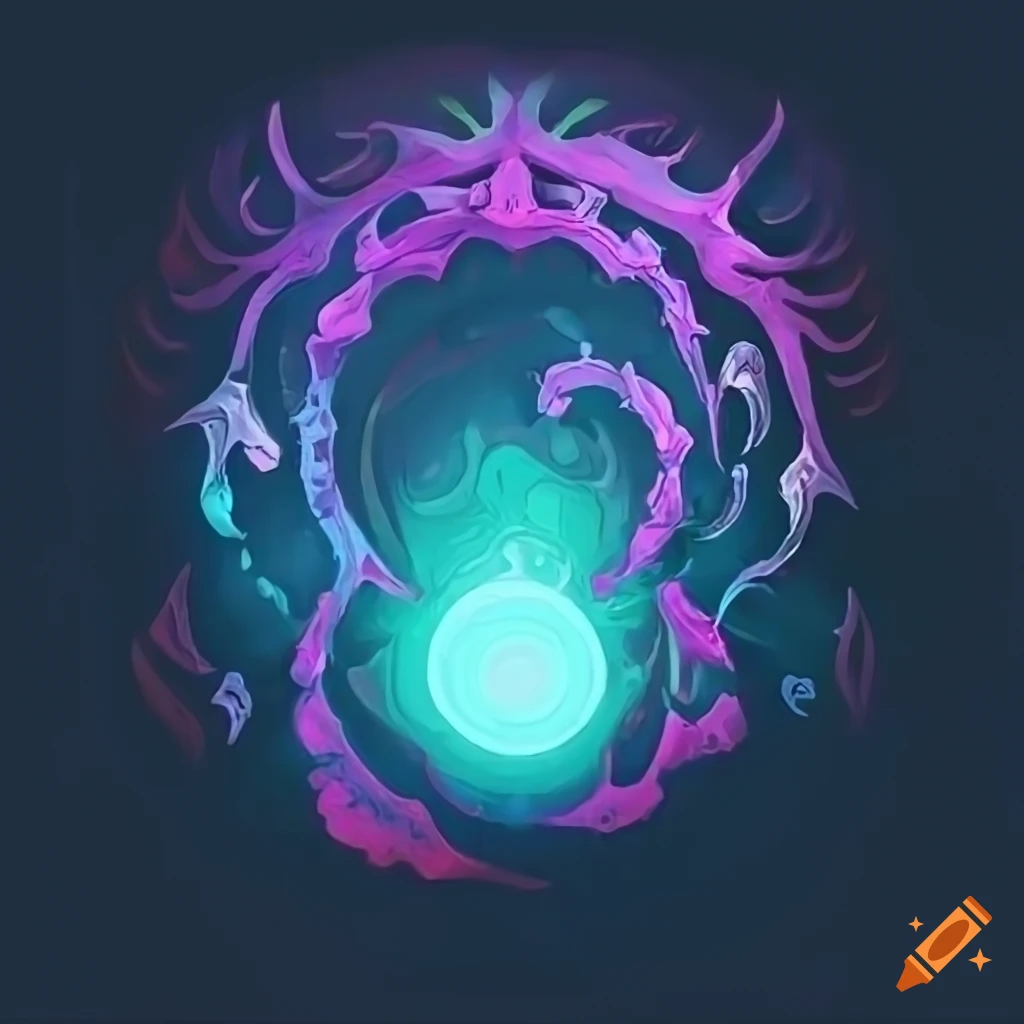 Summoning Icon Summoning portal graphical icon on Craiyon
