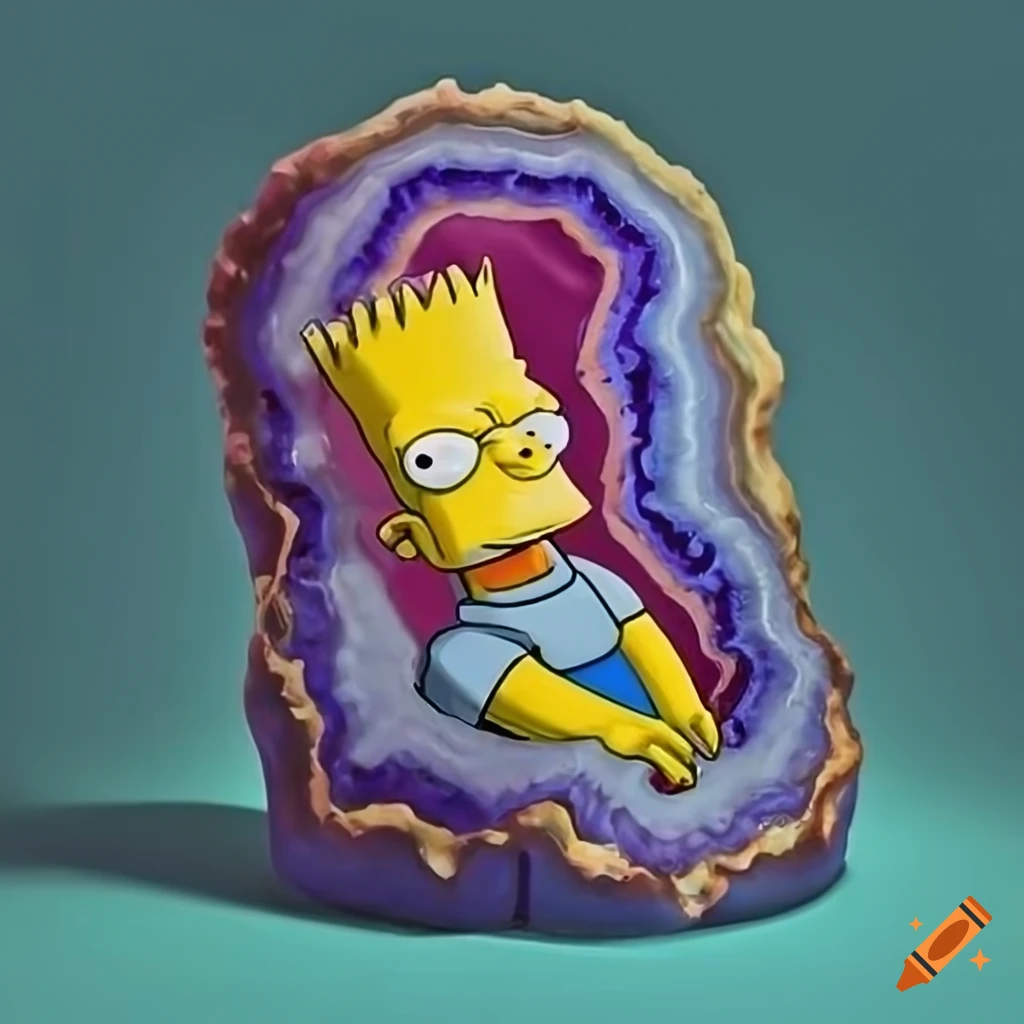 Bart simpson geode on Craiyon