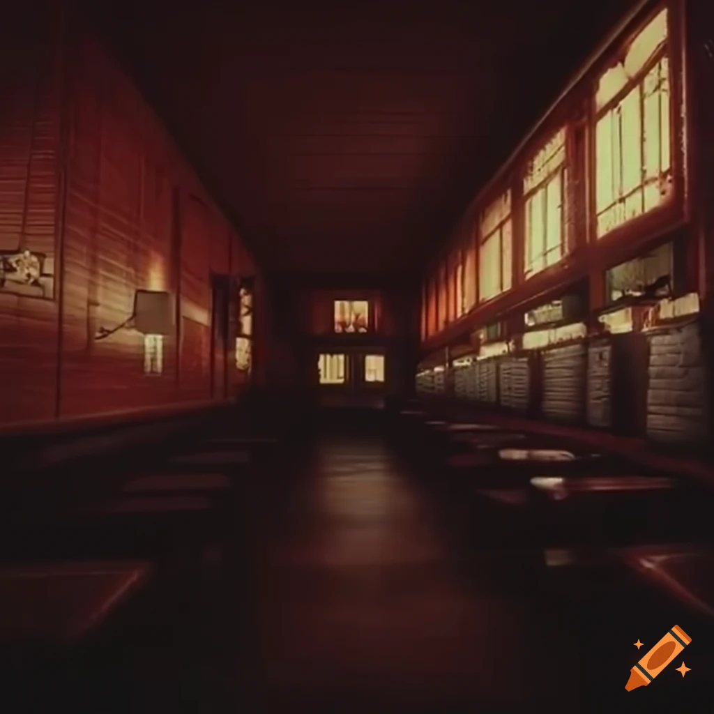 Analog horror cafeteria