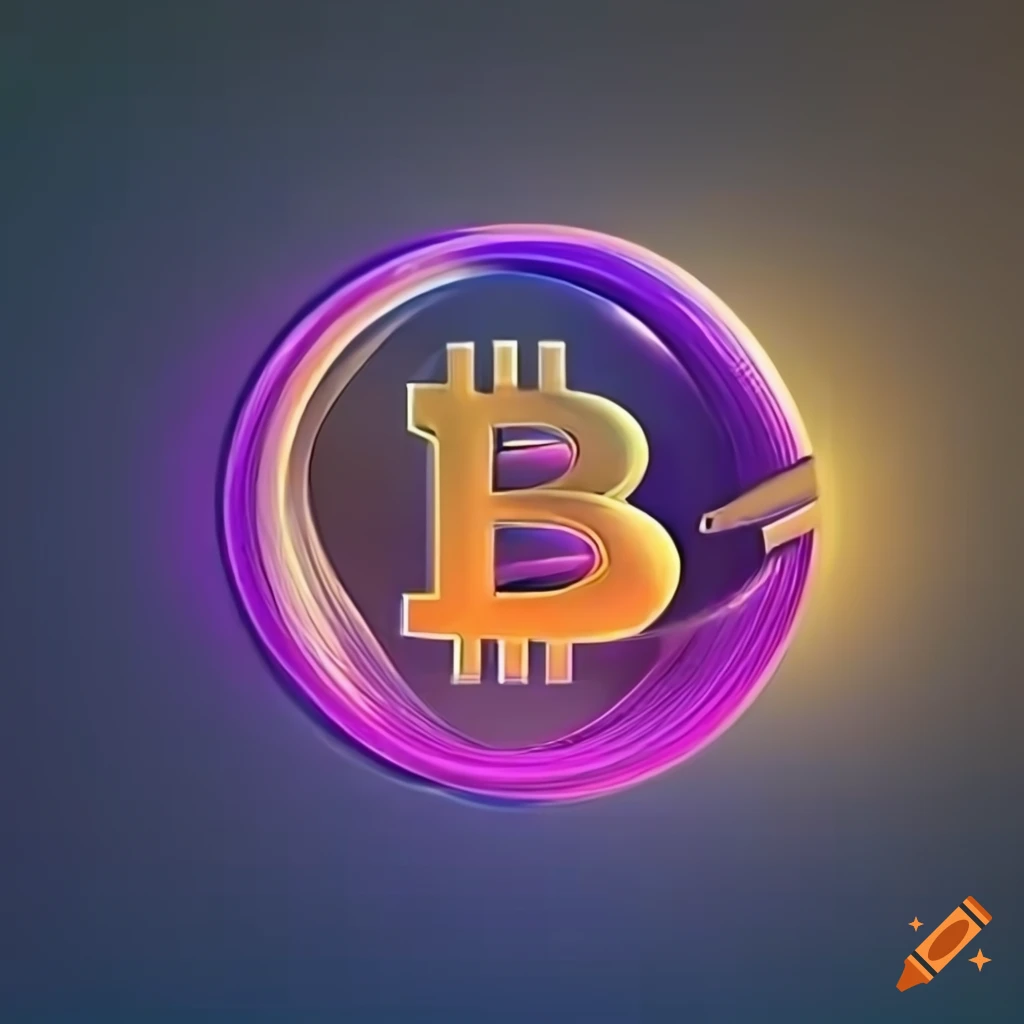 Crypto logo representing the digital currency world on Craiyon
