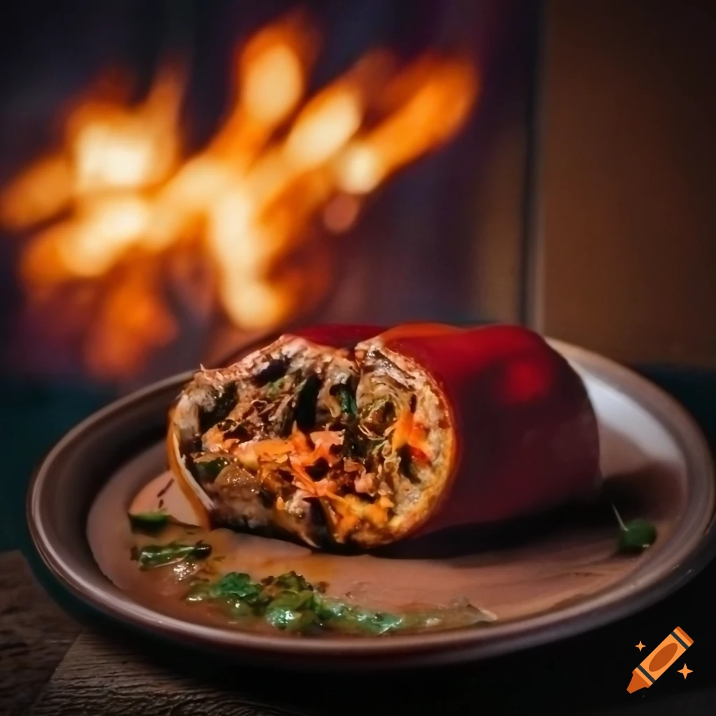 Delicious chile relleno