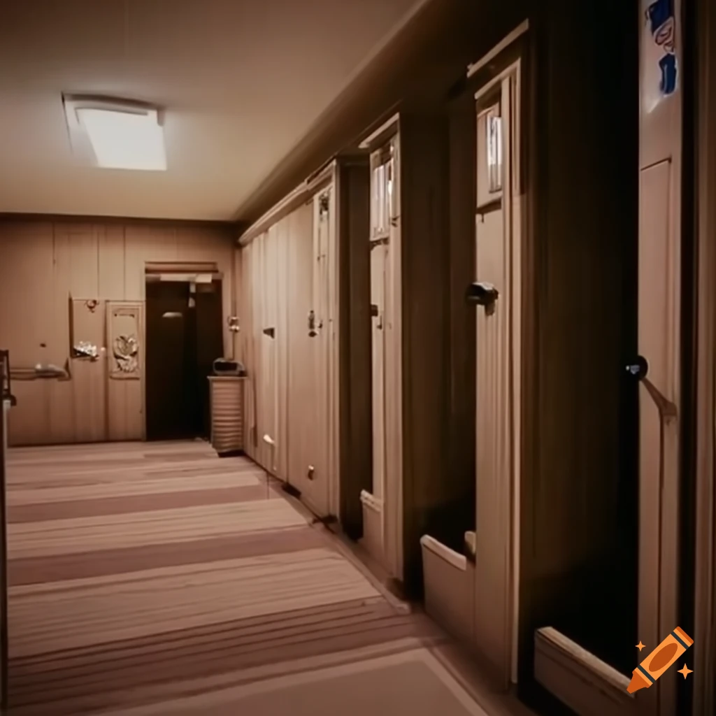 Liminal space Denny's restroom