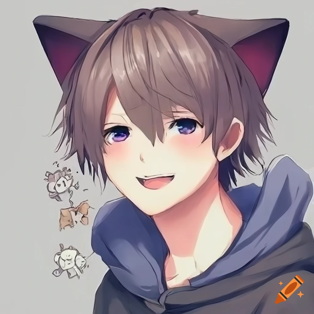 You have picked up your smooshy catboy pet's face. What do you do with it?  : r/nekoboys