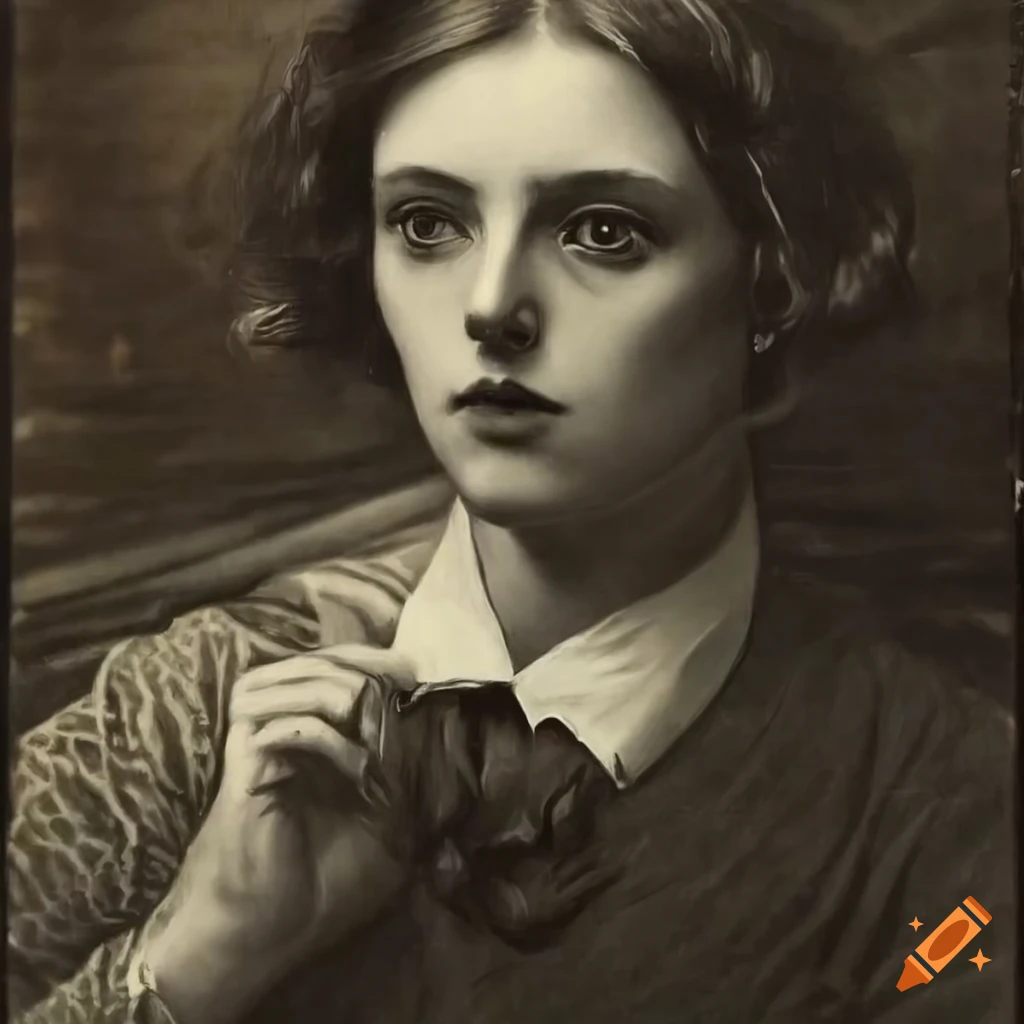 Vintage black and white student illustration from old retro magazine on