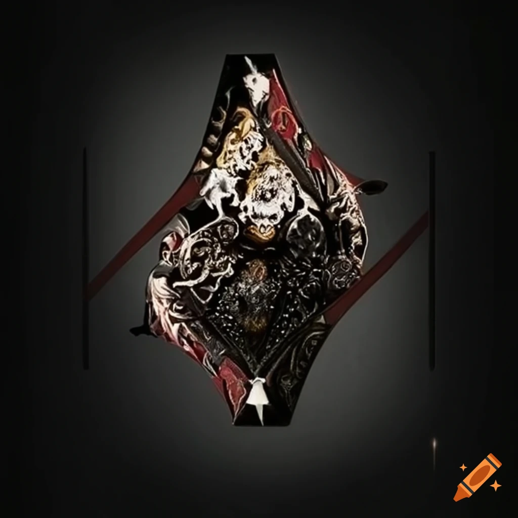 Three black king cards on Craiyon