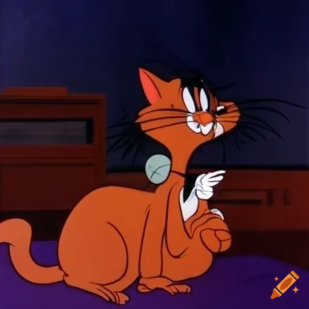 Cool cat from looney tunes 1967 on Craiyon