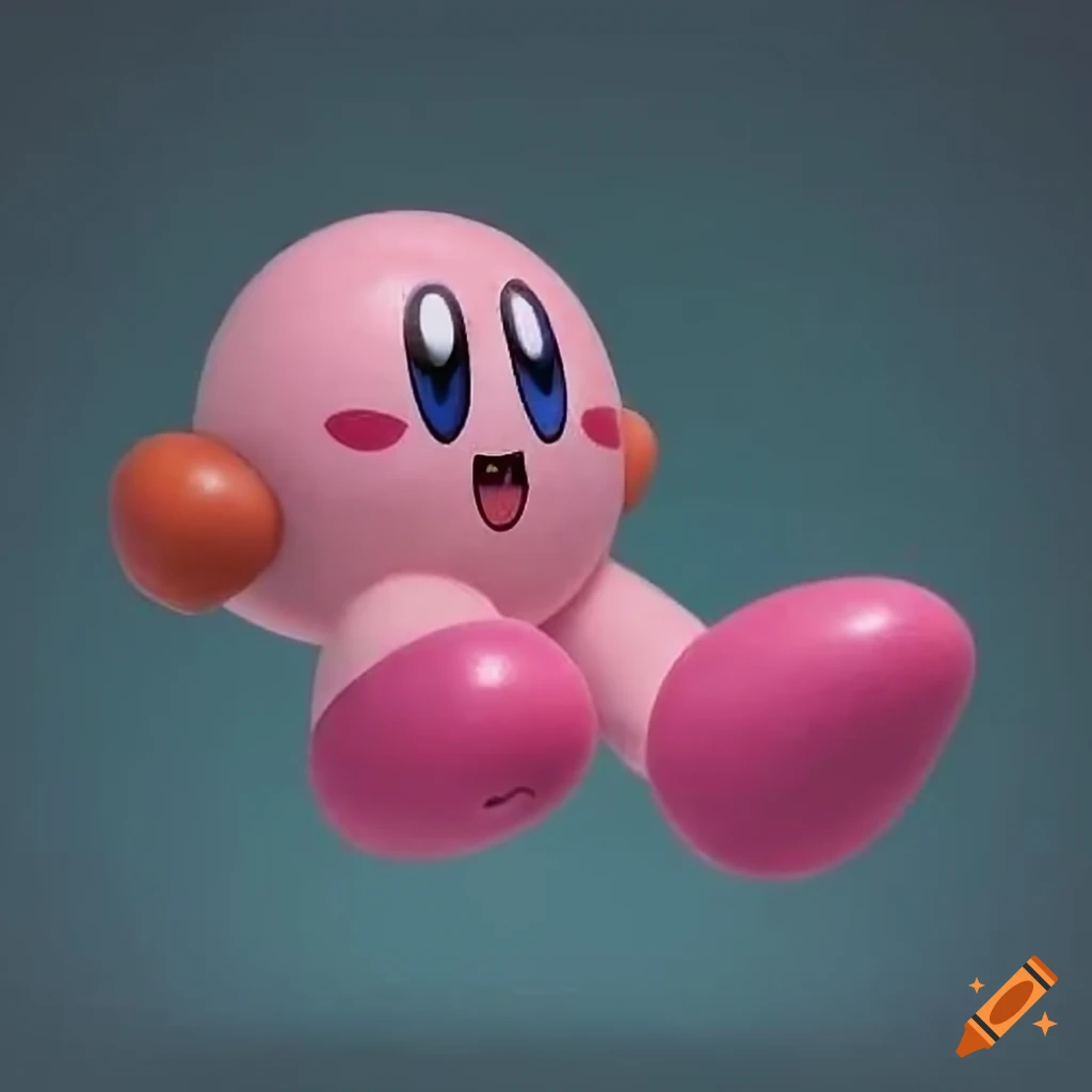 Kirby feet model on Craiyon