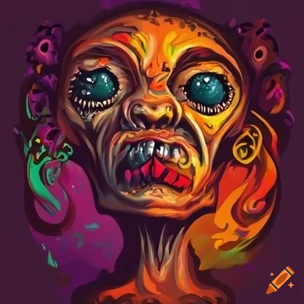 grotesque-creatures-style-logo-on-craiyon