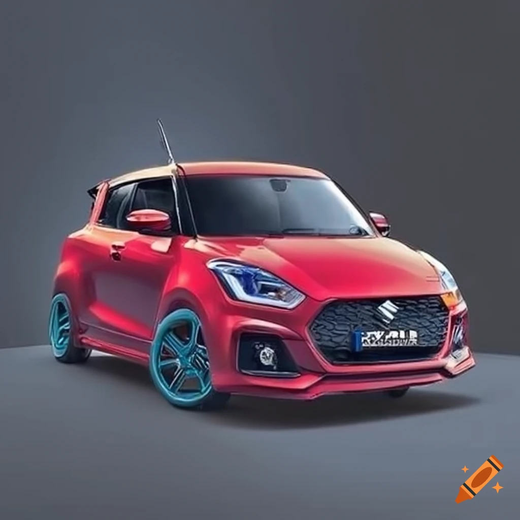 2017 Suzuki Swift Sport with custom body kit and rims