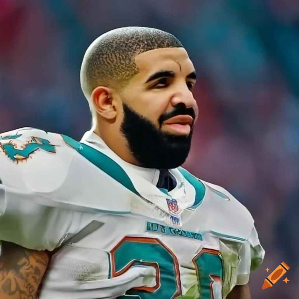 Man In Miami Dolphins Jersey On Craiyon