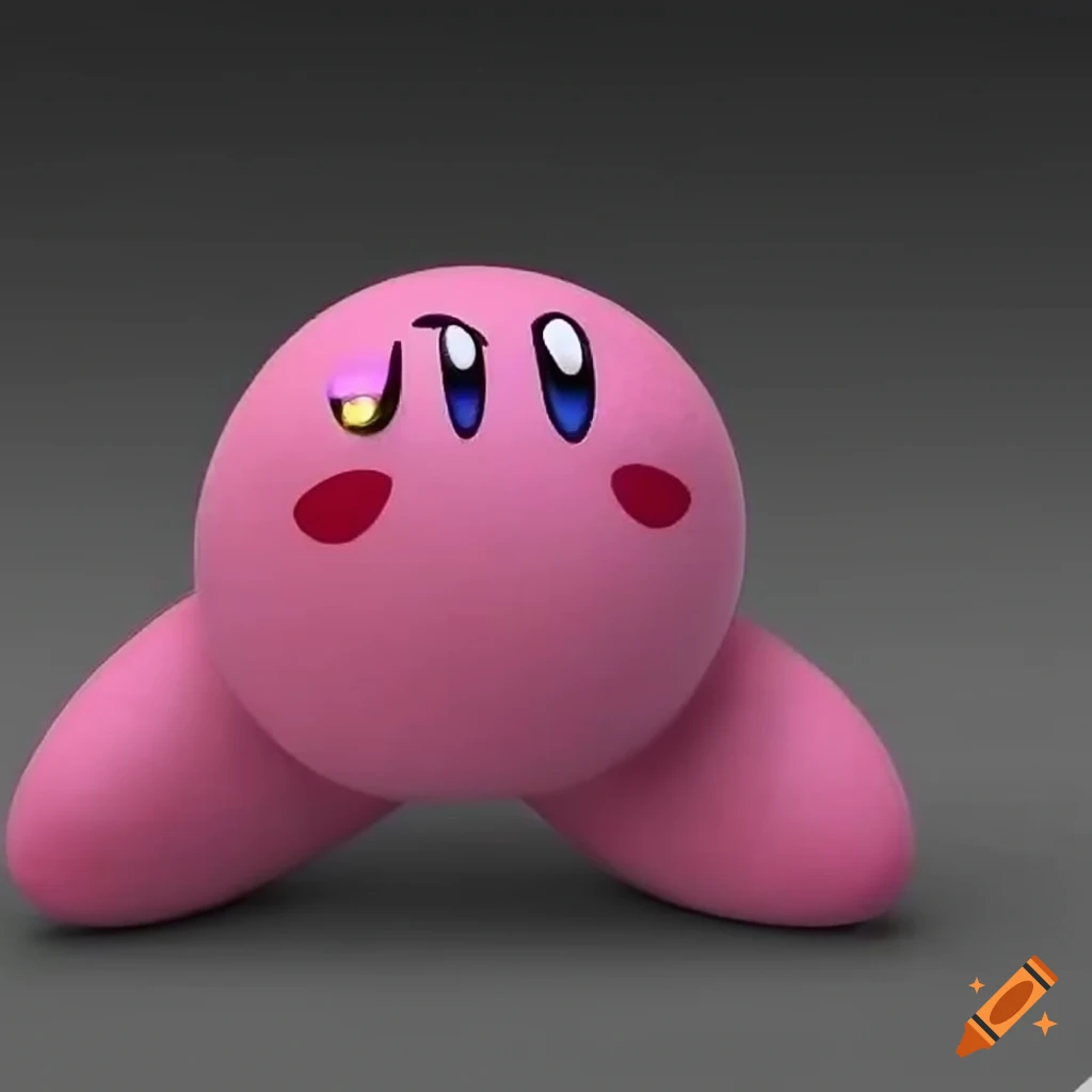 Kirby feet model on Craiyon