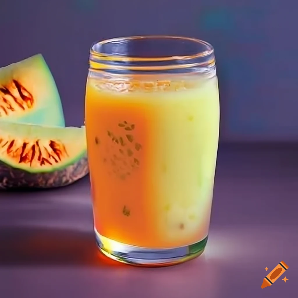 Refreshing and sweet filipino melon juice on Craiyon