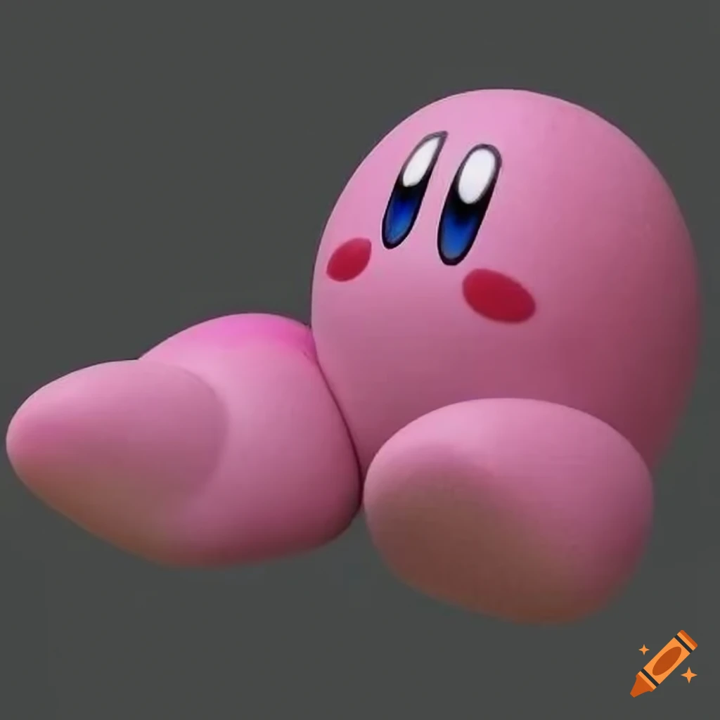 Kirby feet model on Craiyon